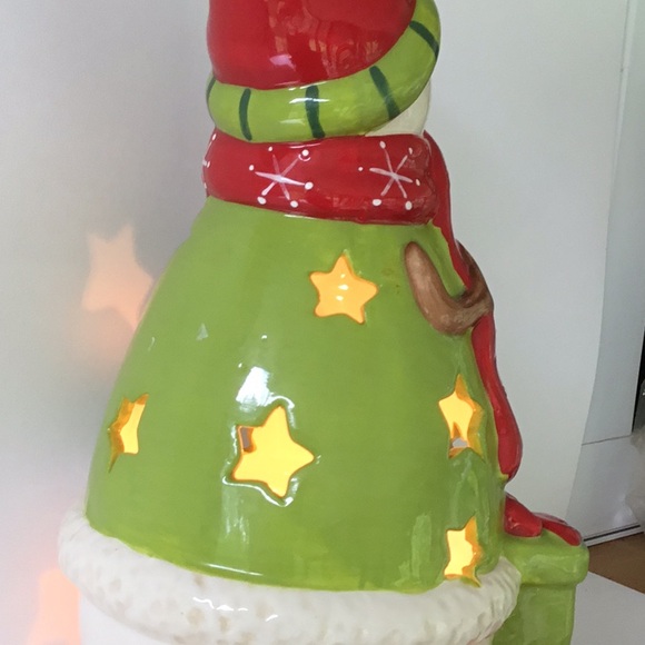 10” Christmas Snowman Holiday Decor Lightening - Picture 9 of 14